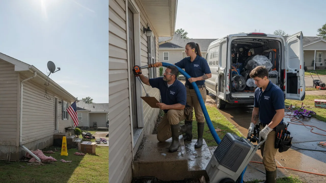 Ceiling Water Damage Restoration in Plymouth, ME near me